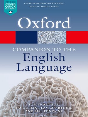 cover image of Oxford Companion to the English Language